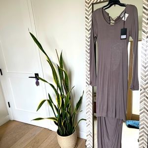 beautiful & unique dress with a gorgeous open back detail